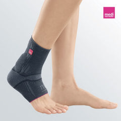 CAVIGLIERA ELASTICA PER IL TENDINE D' ACHILLE CON SUPPORTI IN SILICONE