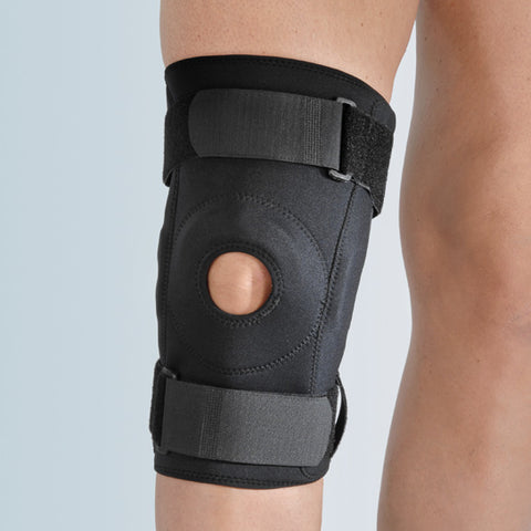 GINOCCHIERA IN NEOPRENE ARMATA CON SNODO POLICENTRICO