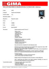 NEGATIVOSCOPIO ULTRAPIATTO DA TAVOLO LED - 42x36 cm