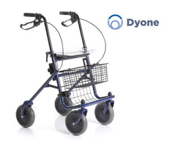 ROLLATOR PIEGHEVOLE IN ACCIAO VERNICIATO – 4 RUOTE – DYONE