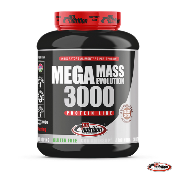 MEGAMASS EVOLUTION 3000 CACAO 2KG PRO NUTRITION